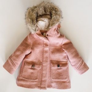 12/18 Months Zara Pink Wool Coat